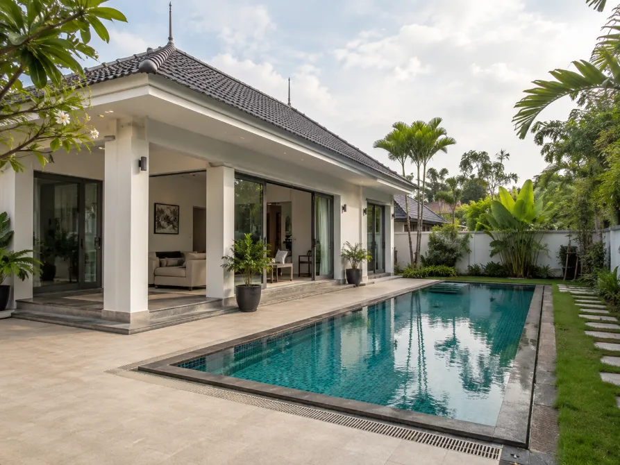 biệt thự nhà vườn 1 tầng