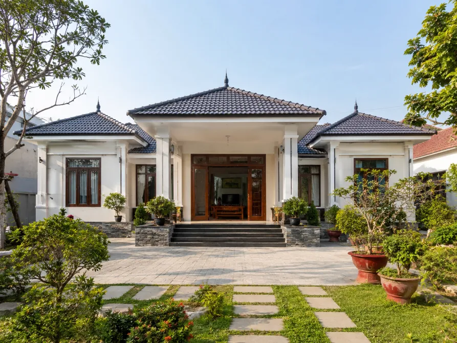 biệt thự nhà vườn 1 tầng