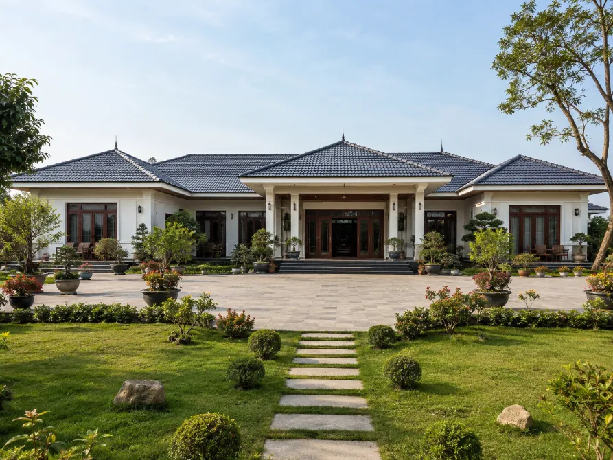 biệt thự nhà vườn 1 tầng