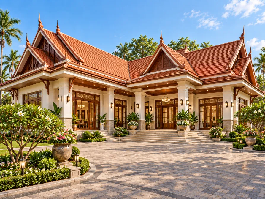 biệt thự nhà vườn 1 tầng