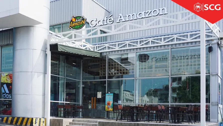 Chuỗi cà phê Amazon sử dụng SCG Smartwood Floor Plank