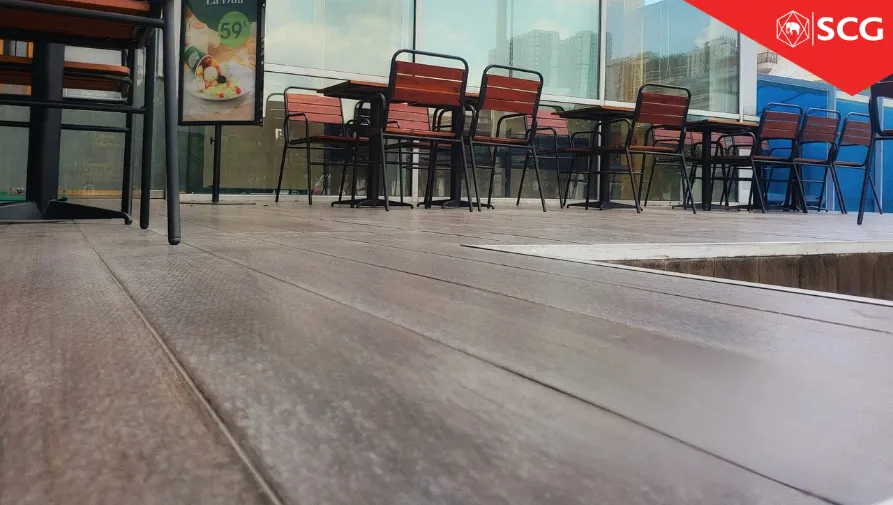 Chuỗi cà phê Amazon sử dụng SCG Smartwood Floor Plank