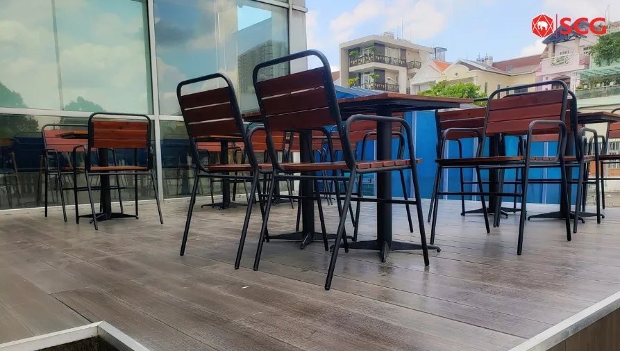 Chuỗi cà phê Amazon sử dụng SCG Smartwood Floor Plank lót sàn ngoài trời 11 Chuỗi cà phê Amazon sử dụng SCG Smartwood Floor Plank lót sàn ngoài trời Chuỗi cà phê Amazon sử dụng SCG Smartwood Floor Plank