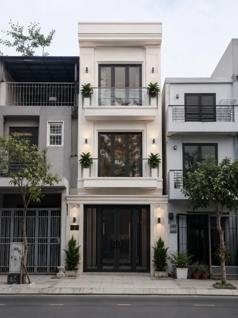20+ Mẫu nhà phố 3 tầng tân cổ điển sang trọng, đáng tham khảo 38 20+ Mẫu nhà phố 3 tầng tân cổ điển sang trọng, đáng tham khảo nhà phố 3 tầng tân cổ điển