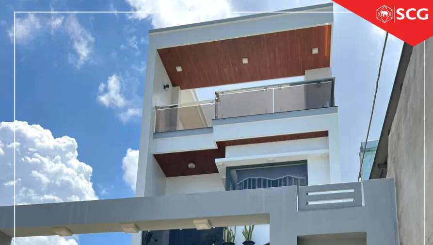 sử dụng thanh SCG Smartwood Wood Plank Timber: Nhà phố tại Bà Rịa – Vũng Tàu