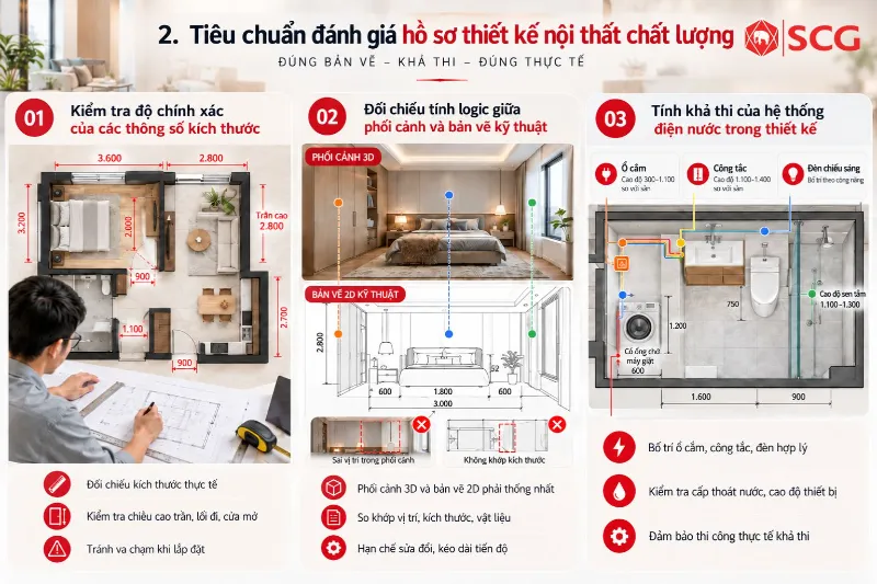 Hồ sơ thiết kế nội thất gồm những gì