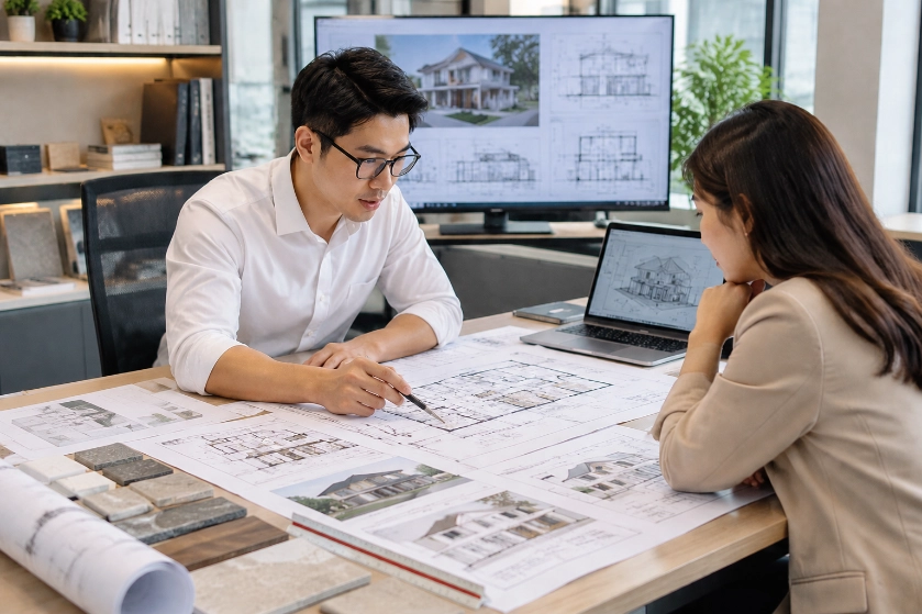 Hướng dẫn cách đọc bản vẽ xây dựng nhà ở đơn giản, chi tiết từ A - Z 10 Hướng dẫn cách đọc bản vẽ xây dựng nhà ở đơn giản, chi tiết từ A - Z cách đọc bản vẽ xây dựng nhà ở