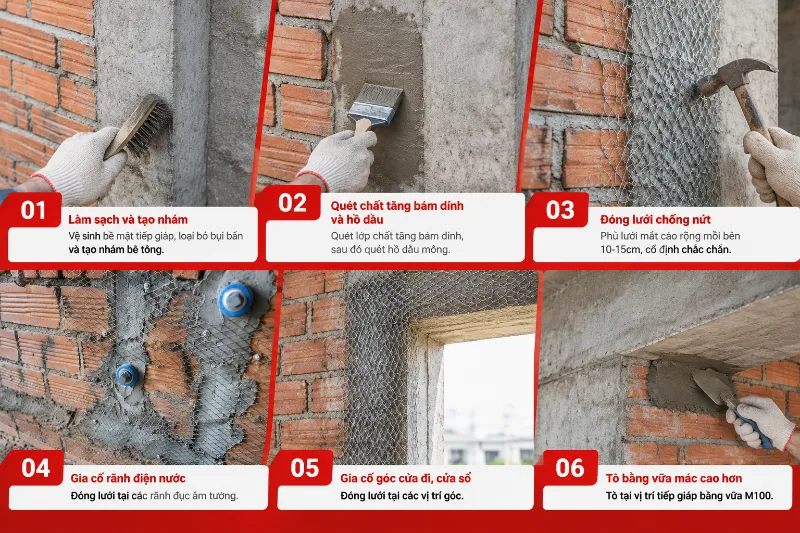 Cách tô tường không bị nứt - Giải pháp xử lý vết nứt hiệu quả 17 Cách tô tường không bị nứt - Giải pháp xử lý vết nứt hiệu quả giải pháp xử lý vết nứt tô tường