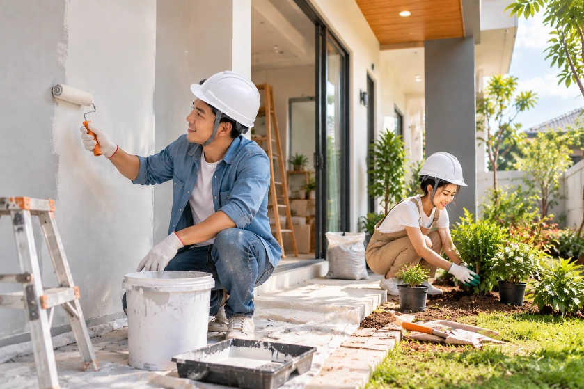 Bật mí 8 kinh nghiệm xây nhà tiết kiệm chi phí hiệu quả dành cho gia chủ 13 Bật mí 8 kinh nghiệm xây nhà tiết kiệm chi phí hiệu quả dành cho gia chủ Tự tay làm những việc có thể