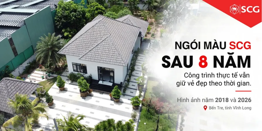 Nhà đẹp sử dụng ngói màu SCG sau 8 năm: Nhà nghỉ dưỡng tại Bến Tre, Vĩnh Long 9 Nhà đẹp sử dụng ngói màu SCG sau 8 năm: Nhà nghỉ dưỡng tại Bến Tre, Vĩnh Long Nhà đẹp sử dụng ngói màu SCG sau 8 năm: Nhà nghỉ dưỡng tại Bến Tre, Vĩnh Long