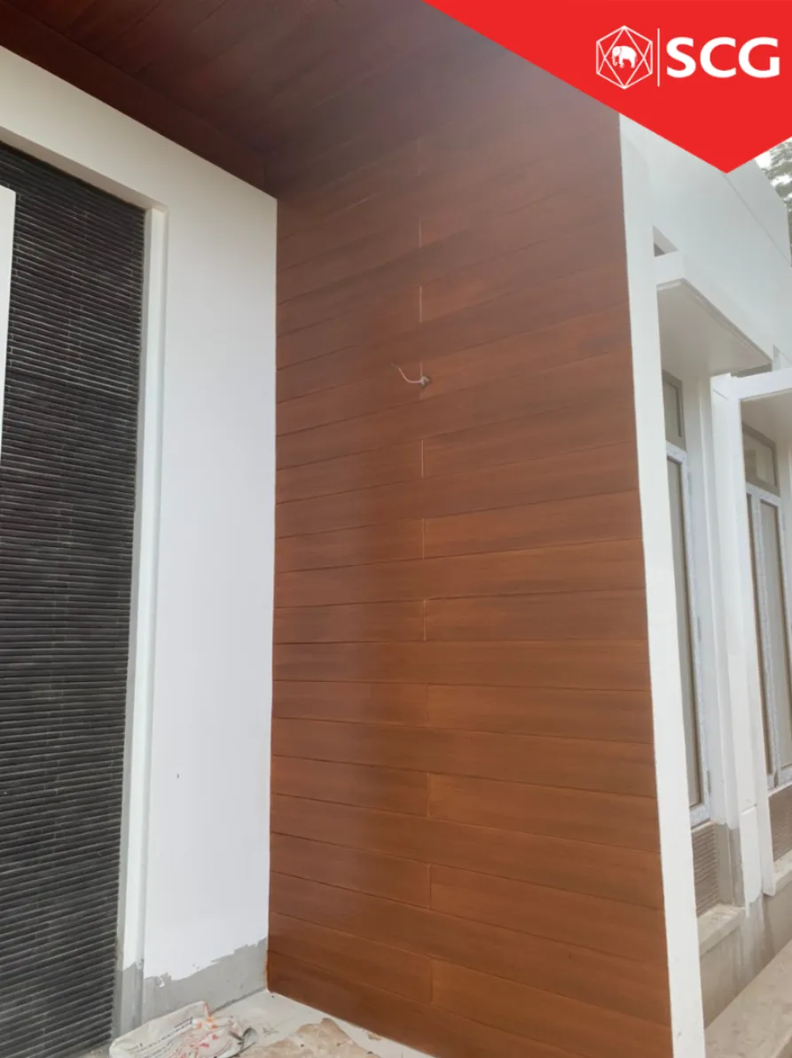 Trang trí mặt tiền nhà vườn tại Bà Rịa – Vũng Tàu 5 Trang trí mặt tiền nhà vườn tại Bà Rịa – Vũng Tàu SCG Smartwood Wood Plank: Trang trí mặt tiền nhà vườn