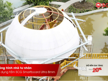 Công trình sử dụng tấm xi măng SCG Smartboard Ultra 8mm: Công trình nghỉ dưỡng riêng tư – Miền Tây