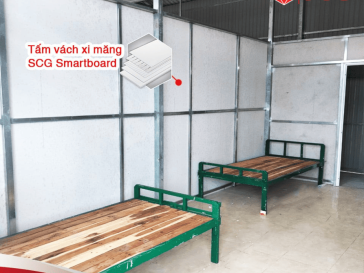 Công trình sử dụng tấm xi măng SCG Smartboard: Bệnh viện dã chiến Giá Rai (Bạc Liêu) - Dịch Covid Tháng 8/2021