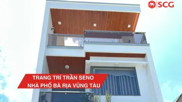 Home 45 Home Công trình sử dụng thanh SCG Smartwood Wood Plank Timber: Nhà phố tại Bà Rịa – Vũng Tàu Loại công trình: Nhà phố Sản phẩm sử dụng: Thanh SCG Smartwood Wood Plank Timber cho hạng mục trang trí trần seno Vị trí: Bà Rịa – Vũng Tàu, Việt Nam