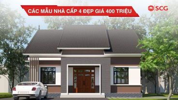 Các mẫu nhà cấp 4 đẹp giá 400 triệu