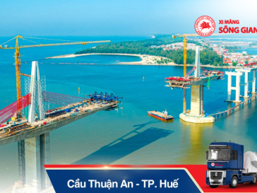 Công trình sử dụng xi măng Sông Gianh: Cầu Thuận An – TP. Huế