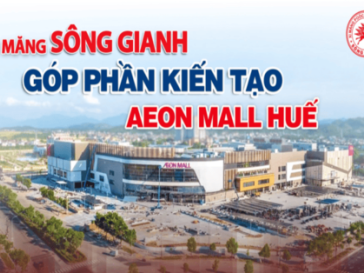 Công trình sử dụng xi măng Sông Gianh: Trung tâm thương mại AEON Mall Huế - Thừa Thiên Huế