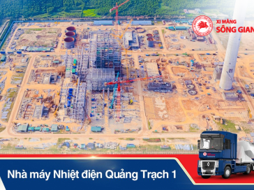 Công trình sử dụng xi măng Sông Gianh: Nhà máy Nhiệt điện Quảng Trạch 1