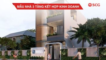 Mẫu nhà 3 tầng kết hợp kinh doanh