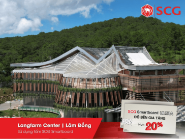 Công trình sử dụng tấm xi măng SCG Smartboard Ultra: Langfarm Center