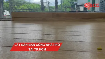 Lát sàn ban công nhà phố tại TP.HCM