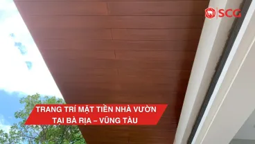 Trang trí mặt tiền nhà vườn tại Bà Rịa – Vũng Tàu