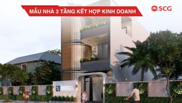Mẫu nhà 3 tầng kết hợp kinh doanh