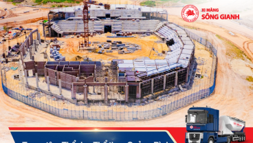 Công trình sử dụng xi măng Sông Gianh: Trung tâm Thể dục Thể thao Quảng Bình